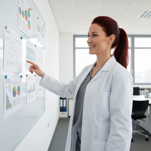 Occupational Health and Safety Professional with digital tablet